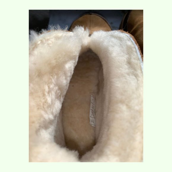 Eddie Bauer Men\'s Shearling Boot Slippers - Size M 8/ W 10 - NEW - Never Used main image 5